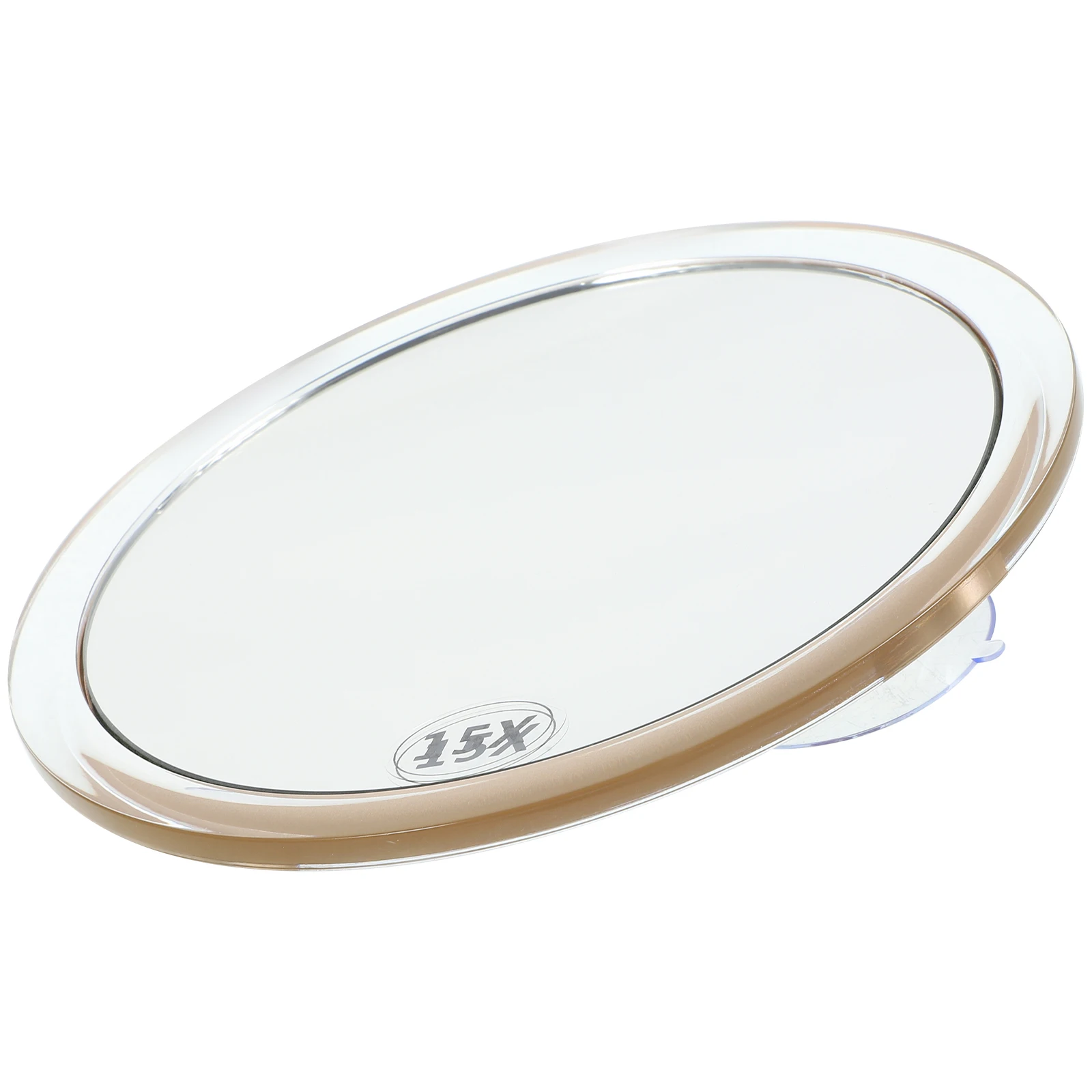 

Single Side Magnifying Makeup Mirror Bathroom Strong Suction Cup Portable Clear Magnification Mirror for Travel Use
