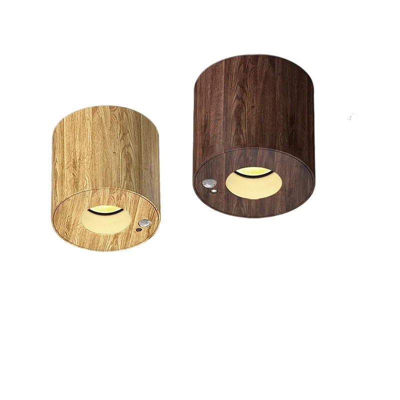 

Medieval style surface mounted spotlights Human body infrared induction aisle entrance light Full spectrum eye protection