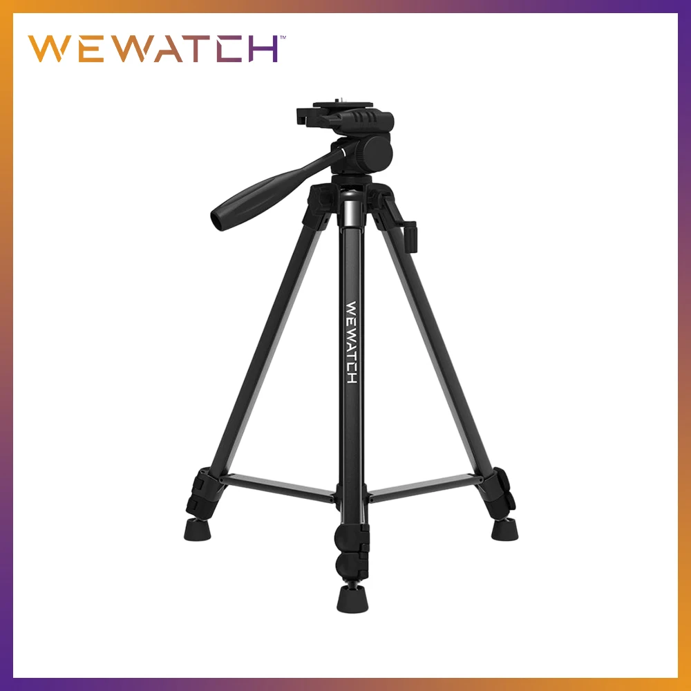 WEWATCH PS202 Video Projector Tripod Stand 360° Adjustable Shooting Angle Extendable Floor Tripod Stand for Projector Camera