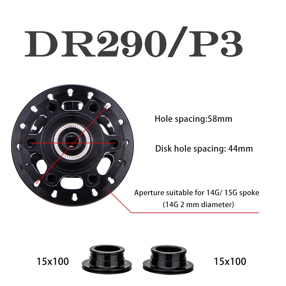 ZTTO MTB 32 Holes Disc Brake Hub Front Hub 6 Bolt Boost Hub 15x110 Thru Axle 15x100 32H Maza 9x100 QR Sealed Bearings