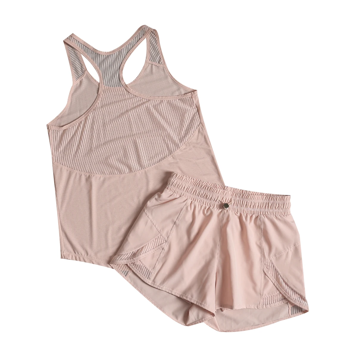 夏の女性用スポーツスーツ、ゆったり、薄手、朝ジョギング、通気性、速乾性、ノースリーブベスト、ヨガエクササイズフィットネススーツ