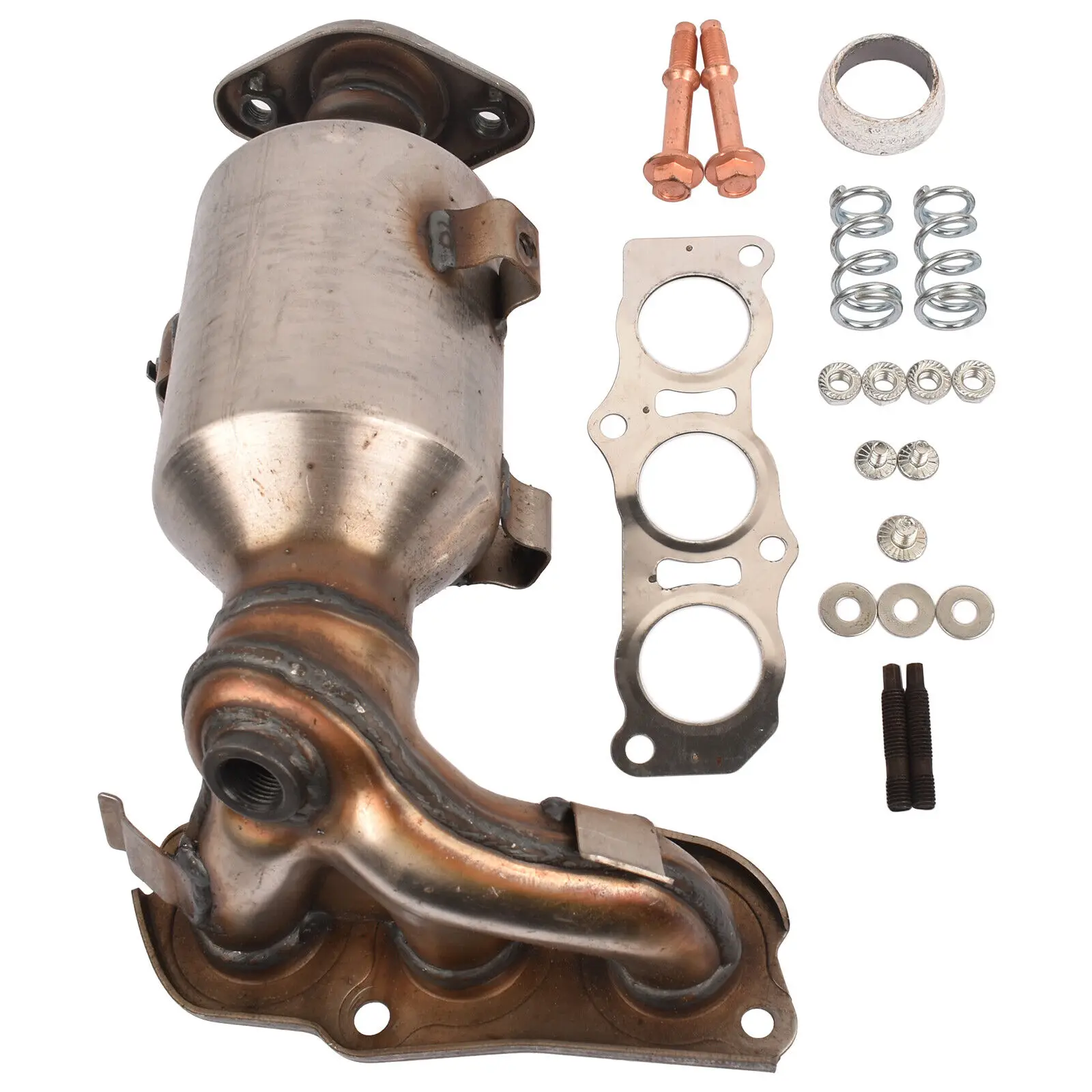 Katalysator mit Fitting-Kit für Toyota Aygo Peugeot 2005 2007-2012 2014 k8 Austausch von Motor abgas katalysatoren