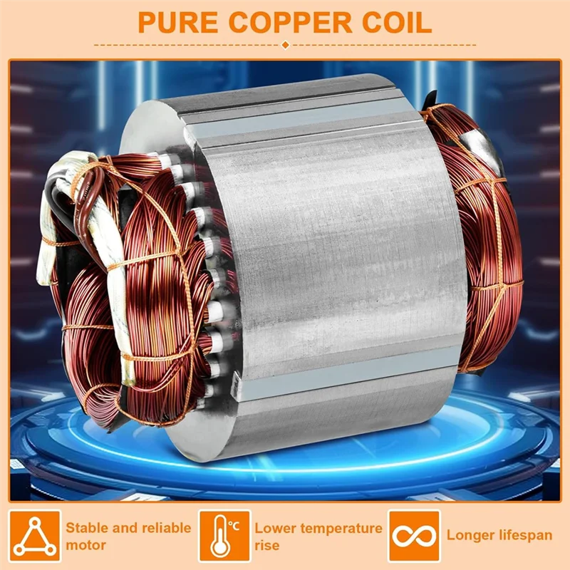 شاشة هزاز خرسانة 30 وات، محرك اهتزاز مع وحدة تحكم في السرعة، مقاوم للماء 3600 دورة في الدقيقة لطاولة اهتزاز الرمال US Plug-AT64 #5