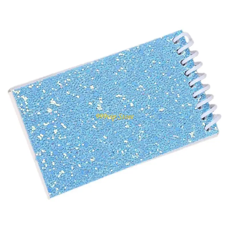 C90C -Taschennotenpads mit 20 Blättern unbegrenzter Sketchpad farbenfrohe Paillettenabdeckungen