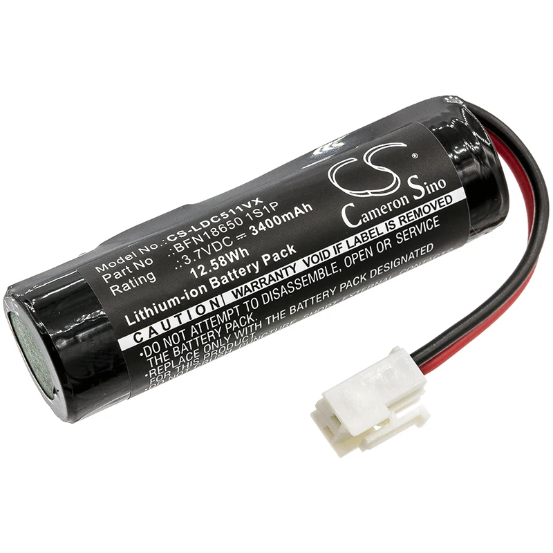 Replacement Battery for Silvercrest,Leifheit Cordless Window Vacuum Cleaner, HG004476,SFR 3.7 D3 PN: 3400mAh / 12.58Wh