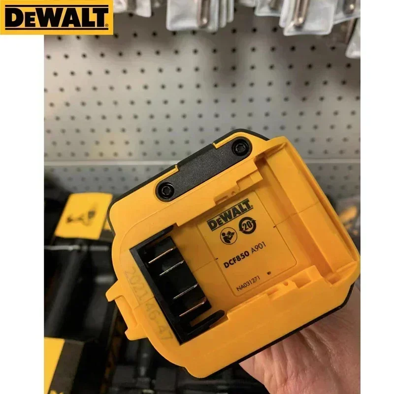 DEWALT DCF850 Cordless Impact Driver Bare Tool 20V Brushless Motor 205NM Wirless Rechargeable Power Tool DCF850N drill motor