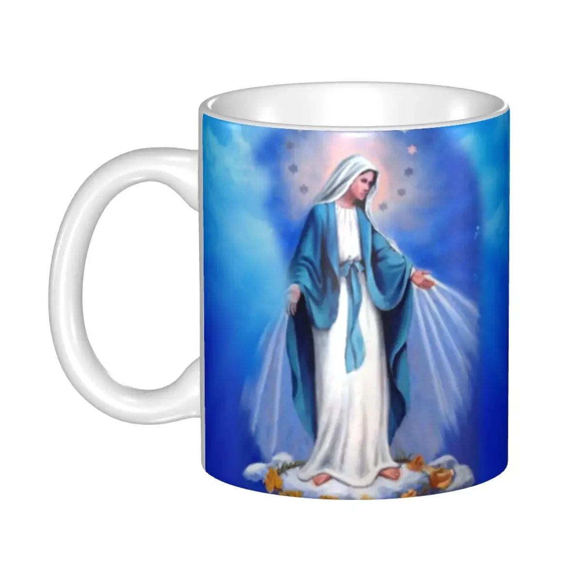 Our Lady Of Perpetual Help Mugs Customized Roman Catholic Virgin Mary Coffee Ceramic Mug Creative Gift