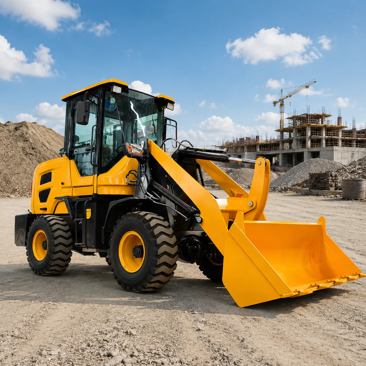 Custom CE Euro 5 Front End Loader for Aggregate Loading Construction and Industrial Material Transport