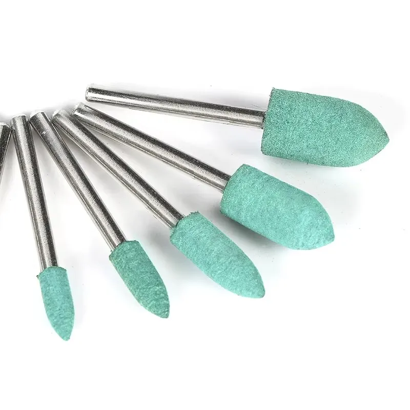 Electric Drill Accessories Set Electric Tools Metal Processing Grinding Wheels Grinding Heads Green Grinding Rotating Tools