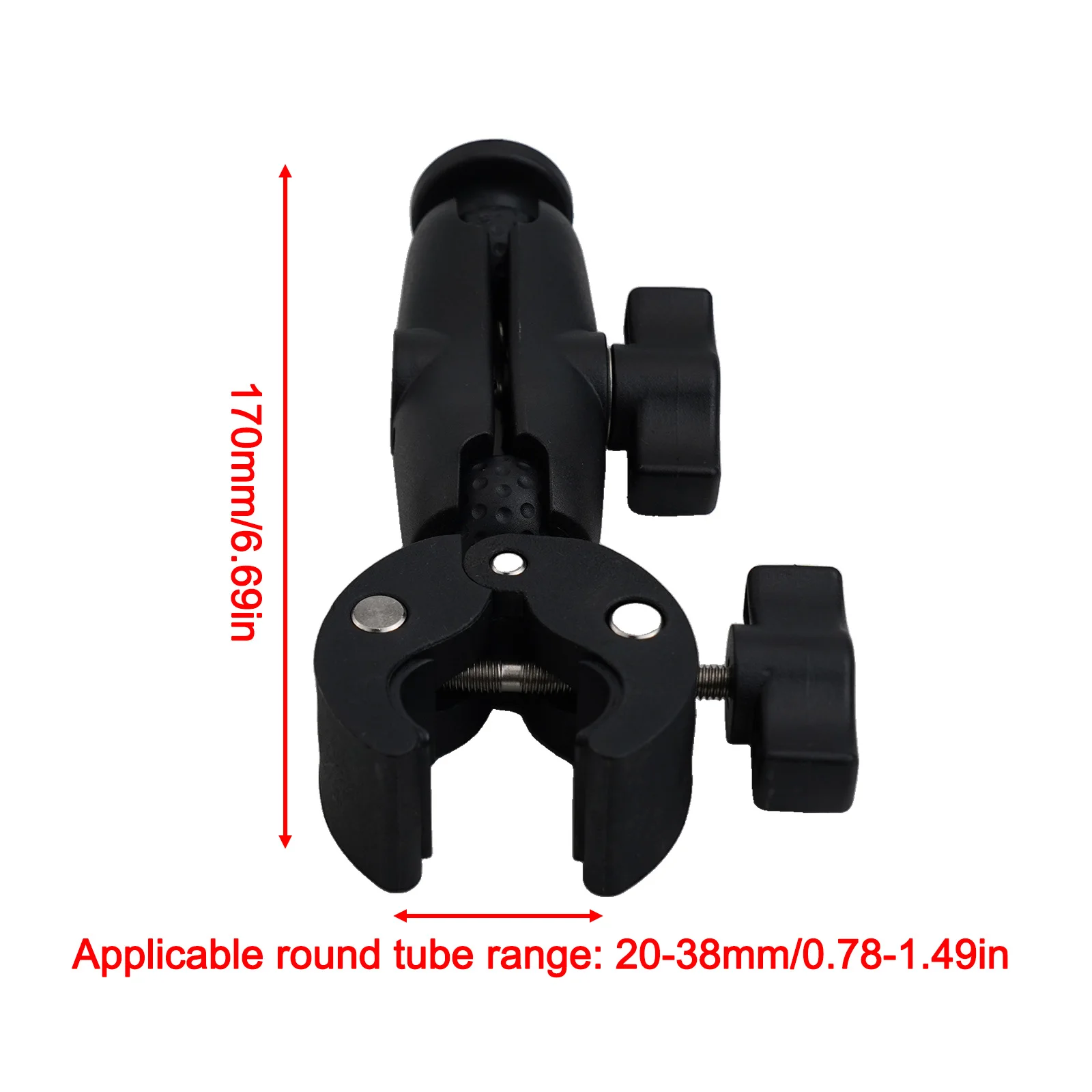 รอบ Tube CLAMP Bracket อลูมิเนียมอะแดปเตอร์ชุดสําหรับ Starlink สําหรับ MINI Mount ปรับมุมรอบหลอด Vigorou CLAMP
