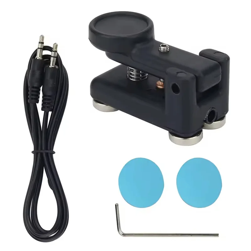 

ABFI 1Set QU-4525 Morse-Code Telegraph Key Manual Electric Wrench Shortwave Radio CW-Morse Code Magnetic Base CW Keyer
