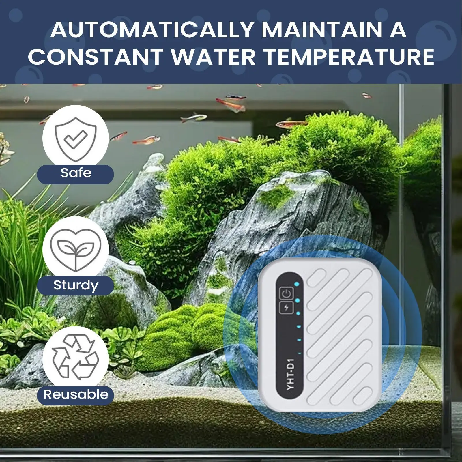 حوض السمك مضخة هواء هادئة المحمولة حوض السمك مهوية USB قابلة للشحن مهوية للخارجية داخلي بركة الزراعة المائية السلاحف البلمة