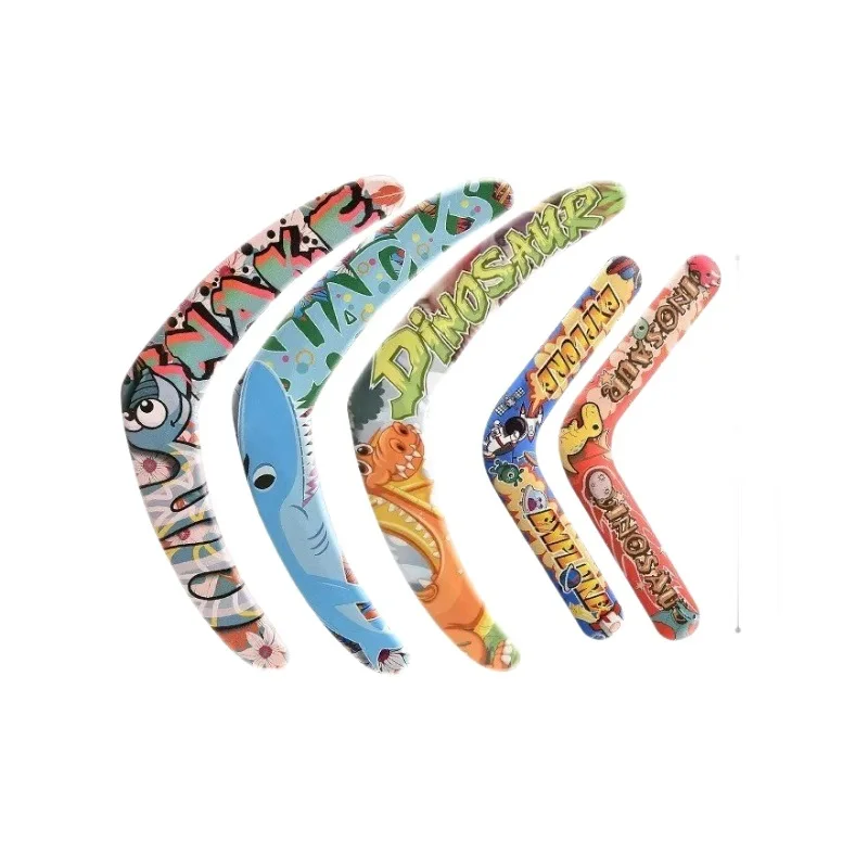 Mão das crianças macio boomerang eva disco voador brinquedo divertido jogo de esportes ao ar livre brinquedos interativos dinossauro boomerang disco voador presentes