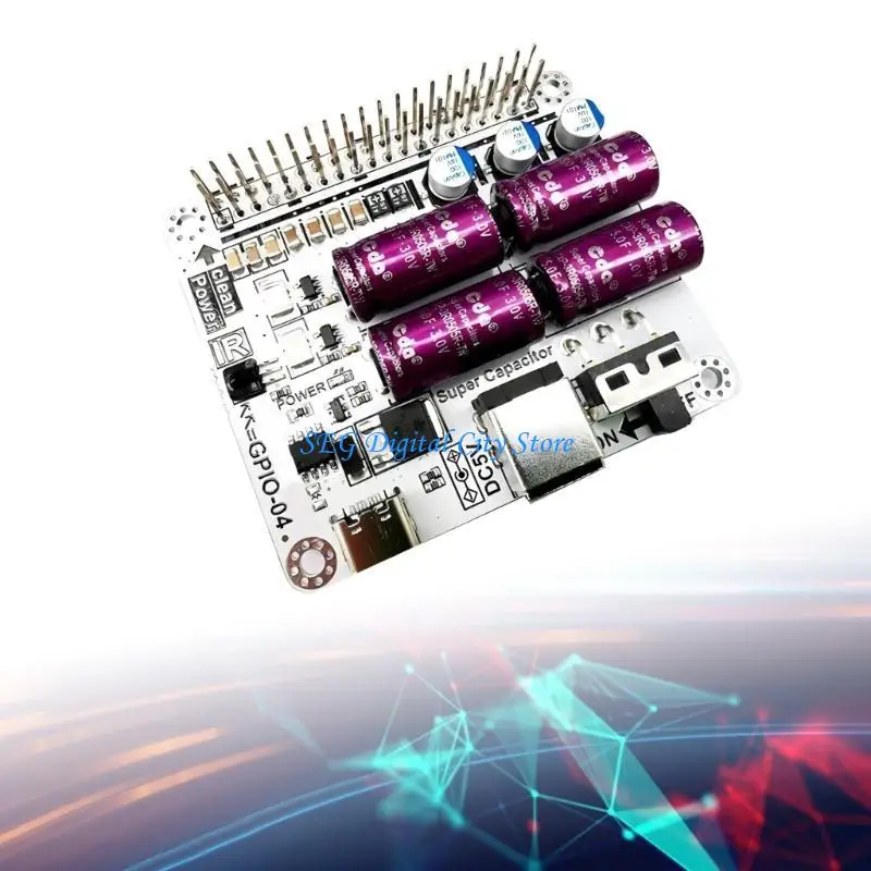 

U75B HiFi Power Filter Capacitor Purification Module Board For RPi moode volumio