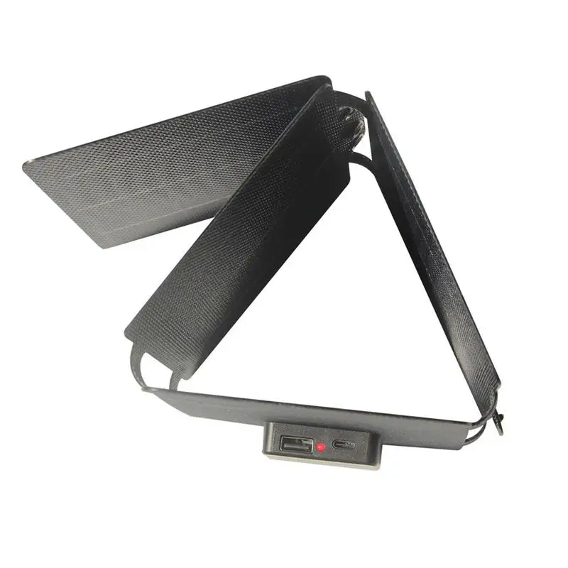 Caricatore solare portatile Pannello solare pieghevole portatile da 30 W per campeggio Caricatore per tablet leggero impermeabile per campeggio camper