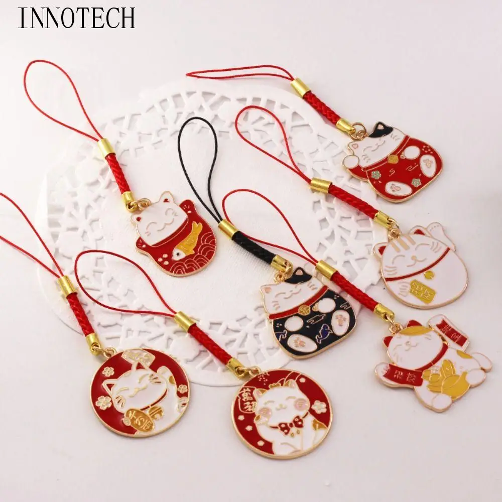 

Collection Phone Chain Cat Keyring Mobile Phone Straps Fortune Cat Keychain Mobile Phone Lanyard Lucky Cat Phone Pendant