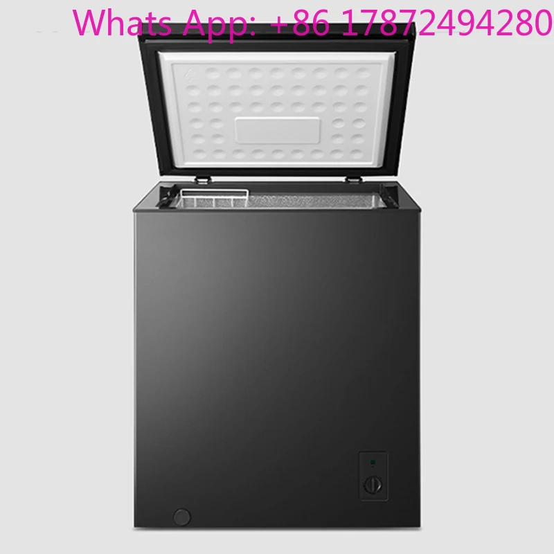 142L Household Freezer 6.8℉to -4℉with Removable Basket Free Standing Top open Door Compact Freezer 450W