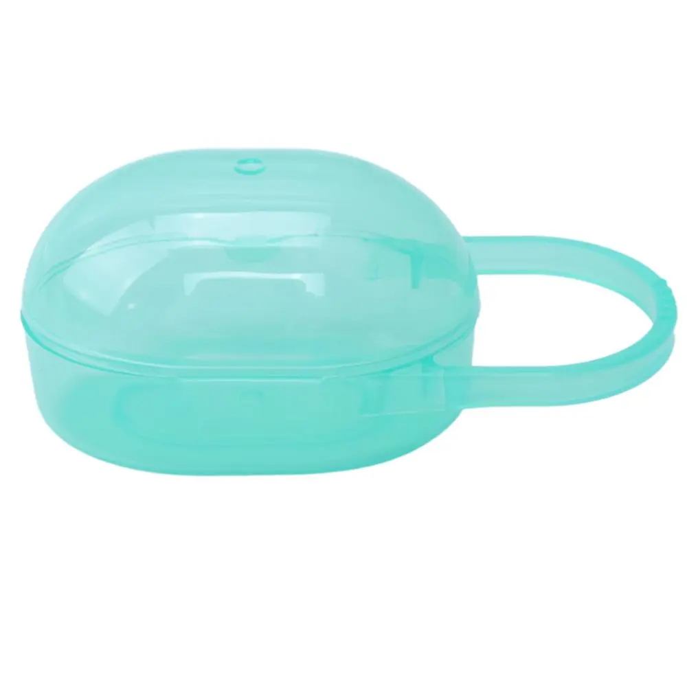 Mother &  Baby Nipple Dustproof Travel Storage Nipple Storage Oval Shape Pacifier Box Nipple Box Storage Box Pacifier Case