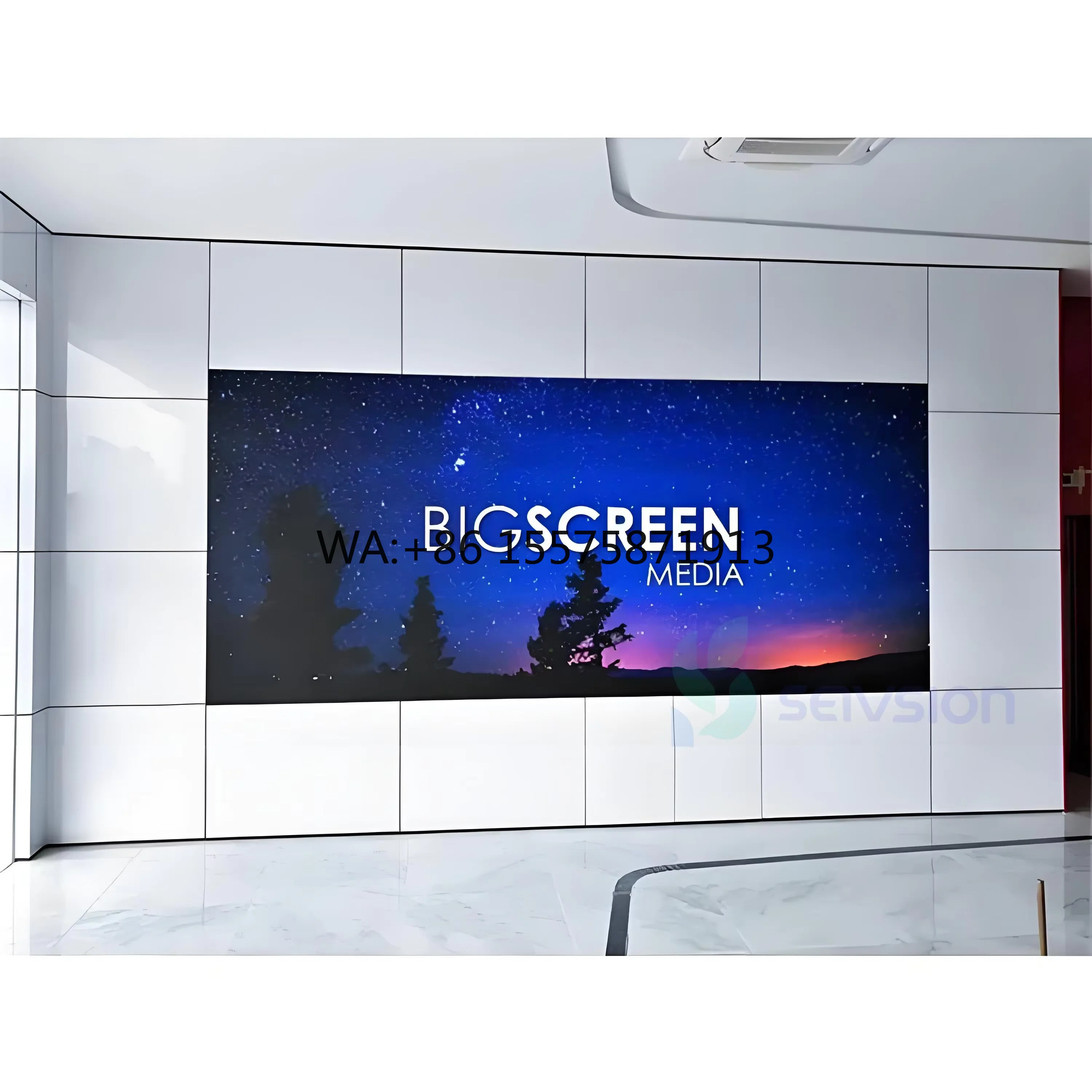 Customized Indoor LED Screen, High-definition P2.5 LED Screen, Advertising Wall-mounted LED Display Screen