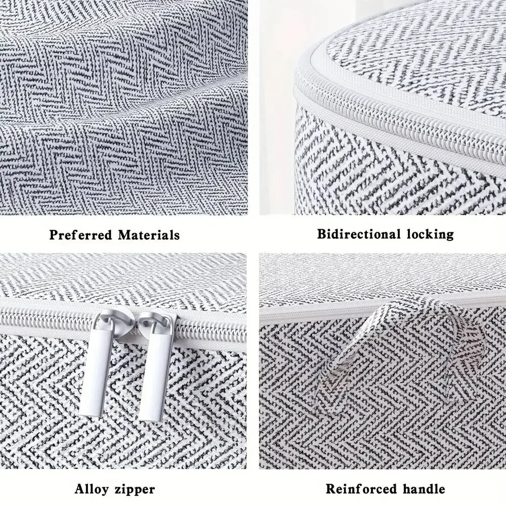 حقيبة تخزين لحاف كبيرة ، خزانة ملابس مقاومة للأتربة ، منظم ملابس لحاف ، بطانية منزلية ، أكياس فرز بسحاب ، حقيبة متحركة ، صندوق تخزين #5