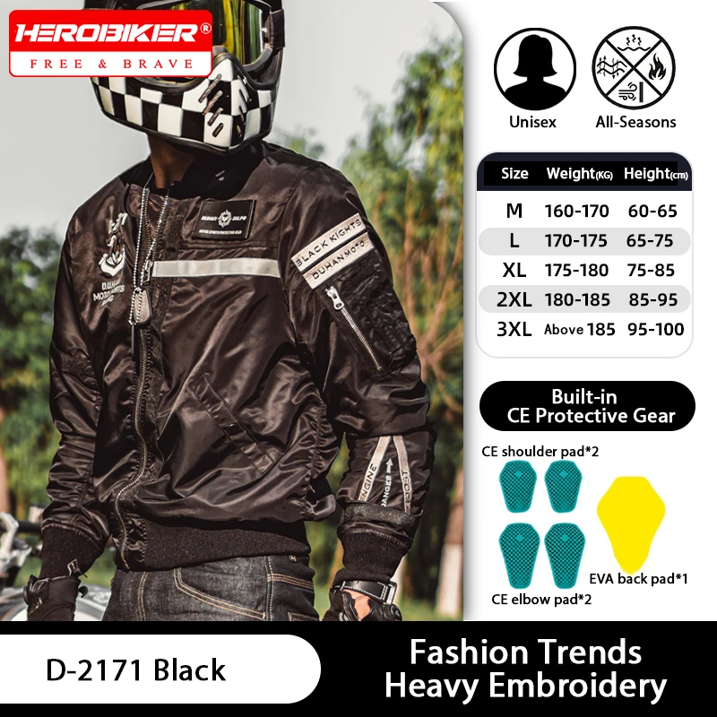 

Motorcycle Jacket Men Fashion Motorbike Jacket Anti-fall CE Protective Motorbike Riding Jacket Women Moto Casual Coat Reflective
