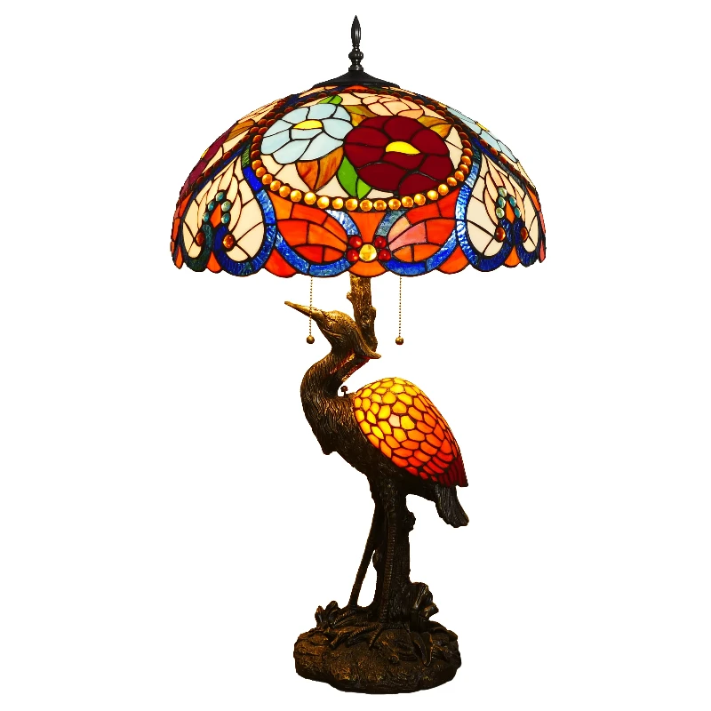 

Стеклянный абажур ручной работы, теплая ретро-атмосфера, украшение для гостиной, спальни, кабинета, отеля, настольная лампа