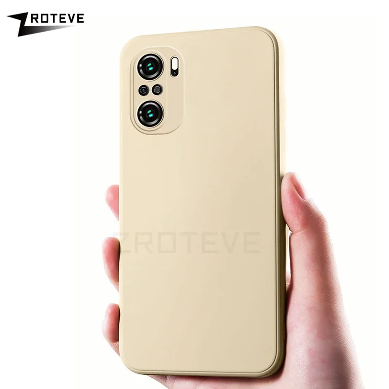 For PocoF3 Case ZROTEVE Silky Liquid Silicone Soft Cover For Xiaomi Poco F3 F4 F5 F6 Xiomi Pocophone X4 GT X5 X6 Pro 5G Cases