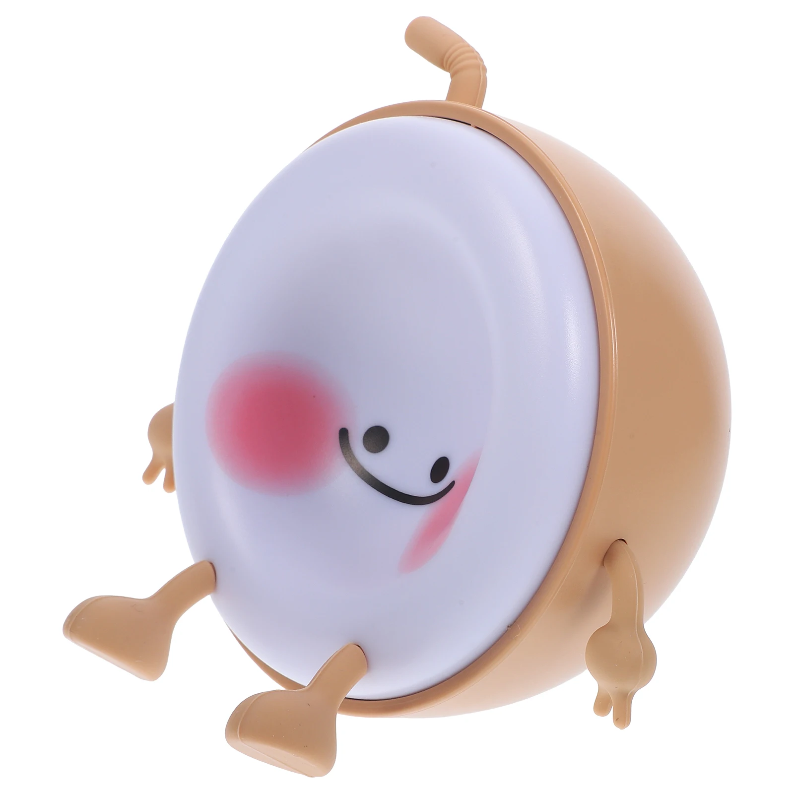 

Cute Small Night Lamp USB Rechargeable Abs Child Brown Bedroom Light Decorative Practical Creative Gift