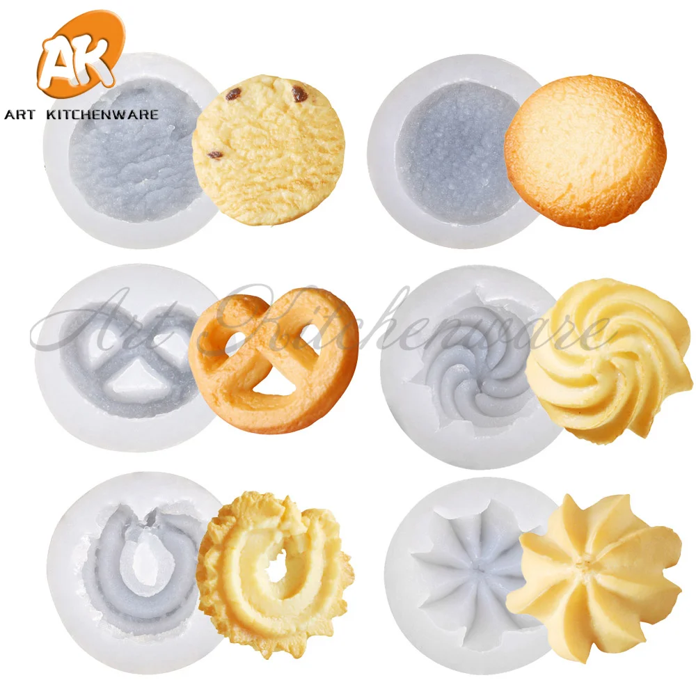 Pop Cookies Silicone Mold Fondant Cake Decoration Silicone Mold Hand Made Decorating Leaves Chocolate Candy Silica Gel Mold