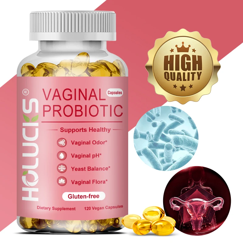 

HOLUCKS Probiotics Capsules for Women, Promote Vaginal Health, Yeast Balance, Bloating & Digestion, Immune Support, Energy Boost