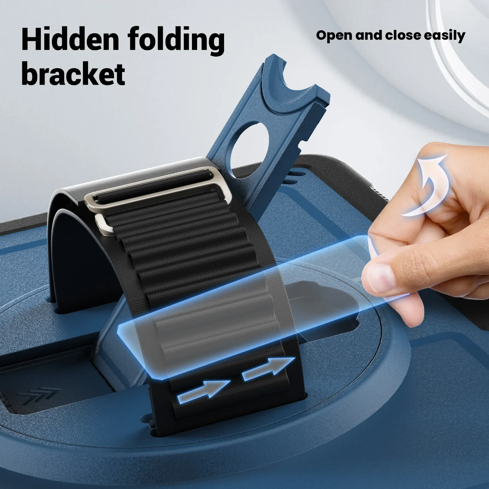 360 Rotation Stand Tablet Case For iPad 2025 Pro 13 11 Mini Air 3 4 5 6 7 8 9 10th 11th Generation 10.9 inch Hand Band Cover