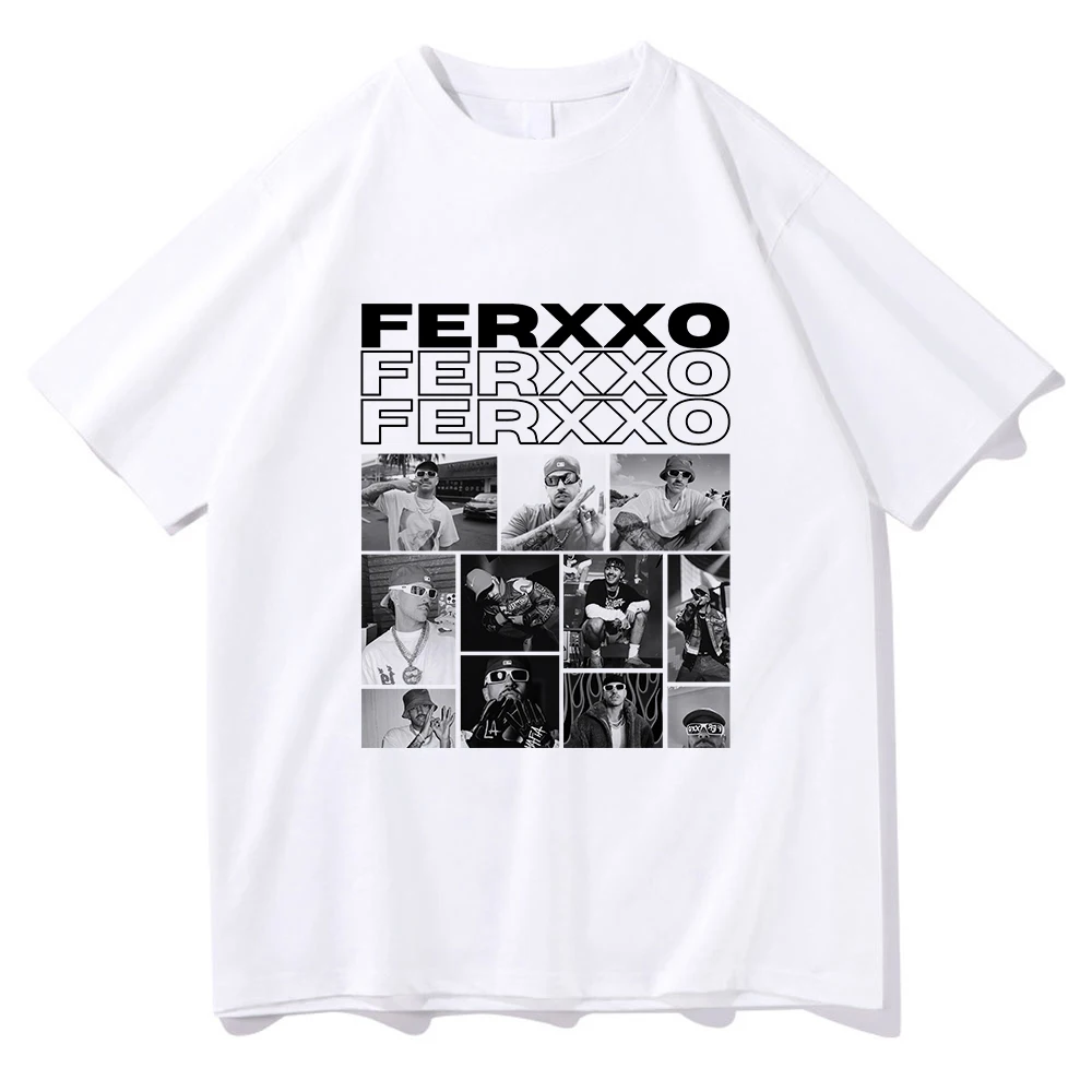 FerxxoCalipsis Tour 2024 T Shirt Hot Fashion Men Vintage Feid Ferxxo Sixdo T-Shirt Unisex High Quality Retro Cotton Tees Shirts