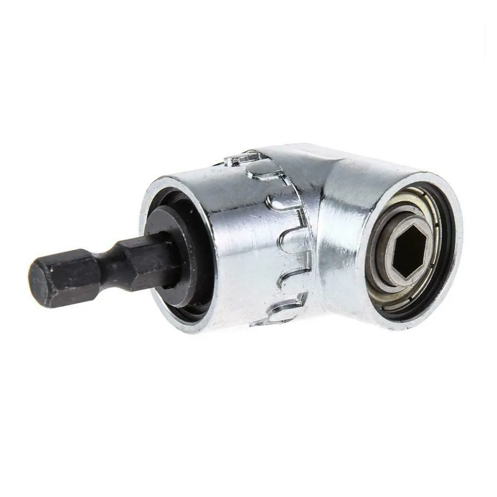 1pc 105 Degree Angle Extension Screw Driver Socket Holder Adapter Adjustable Bits Nozzles For Screwdrivers Bit Right Angle Head