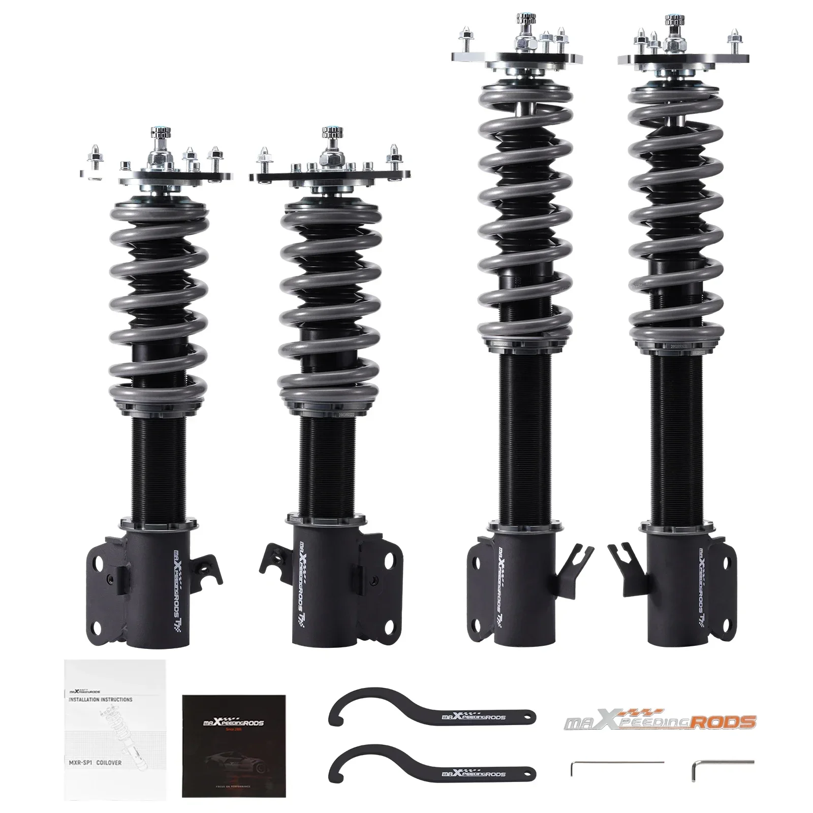 

MaXpeedingrods COT7 Coilovers Lowering Kit For Impreza WRX 02-07 Forester 03-08 Coilovers Suspension Struts Shocks Springs