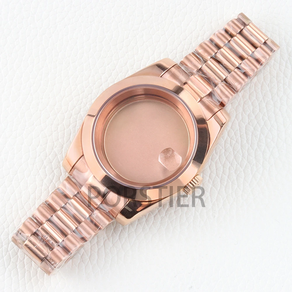 

NH35 36mm/39mm Case Sapphire Glass Solid 316L Stainless Steel Presidential Bracelet for Datejust Nh35 Nh36 Movement 28.5mm Dial