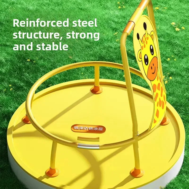 40 Inch Foldable Bouncing Bed, Indoor Household Toy, Family Trampoline, Jumping Rubbing Bed Home Fitness Equipment，Fitness