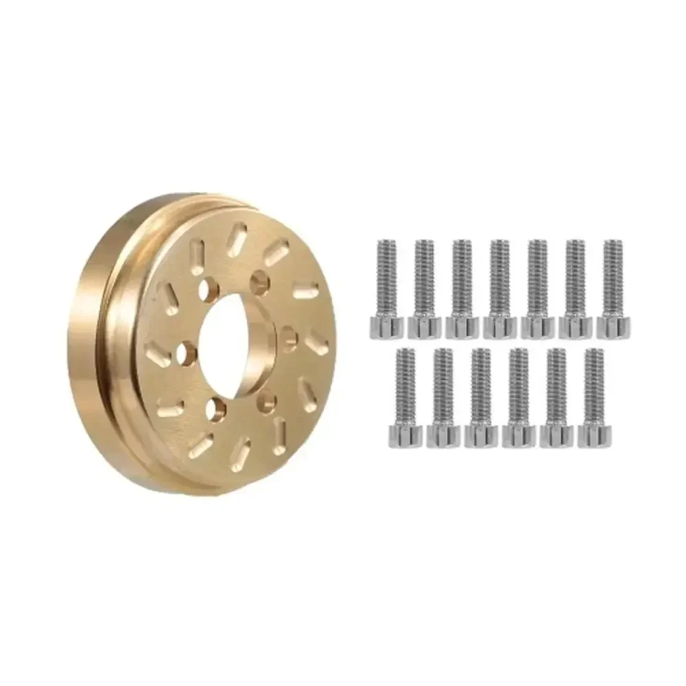 2PCS Brass 63g Internal Counterweight for 1.9 2.2 inch Wheel Rims Axial SCX10 90046 D90 TF2 Traxxas TRX4