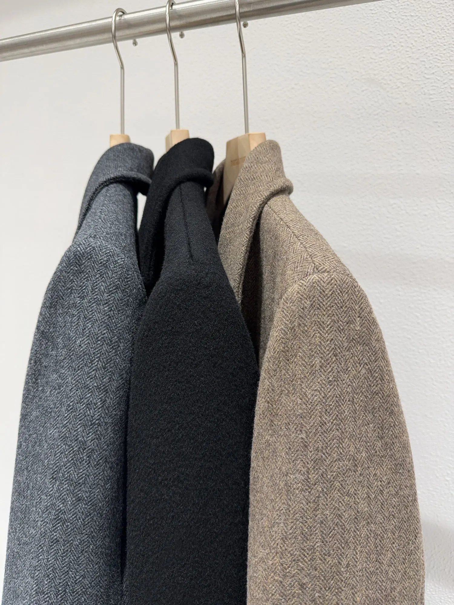 Manteau en laine authentique coréen Sle, marque rétro L ** K, Long col de costume Sve, manteau en laine de qualité supérieure pour femmes