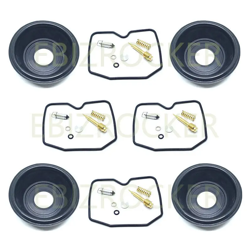 

4 Carburetor Repair Kit Diaphragms for Kawasaki Ninja 1000R 1986-1987 Zephyr 1100 ZR1100 1992-1995
