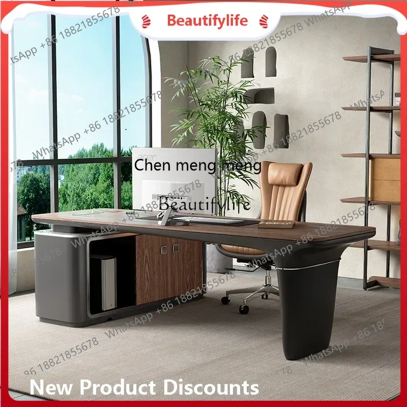 cn8350 style  Medieval style solid wood desk retro office combination desk ss 8617