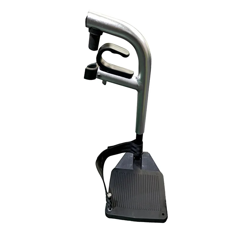 

Electric Wheelchair Black Silver Pedals, Lightweight Foot Pedals