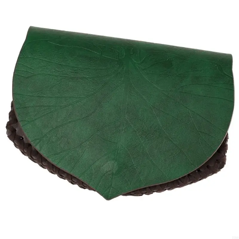 77HE – porte-monnaie Punk Design feuilles médiévales, portefeuille pour jeu rôle Cosplay événements à thème, pour