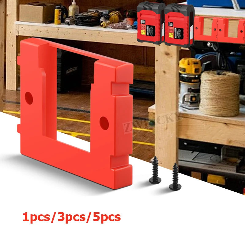 

For HANS For Einhell 18v Batteries holder Wall Moun Devices Undershelf Holder Mount Battery Case Belt Clip Be Fixed To The Wall