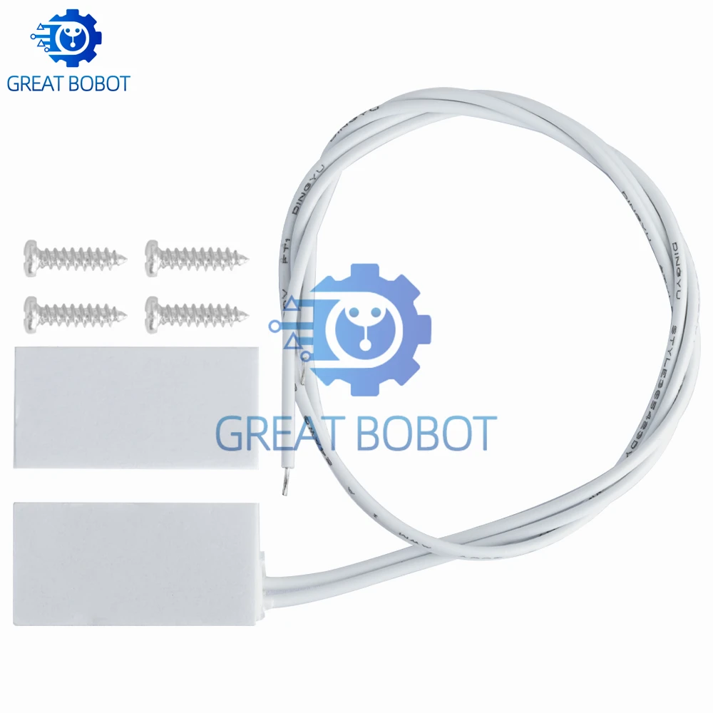 MC38 30mm Extended Cable Magnetic Contact Sensor Door Window Alarm Switch for Arduino Compatible 1-5PCS