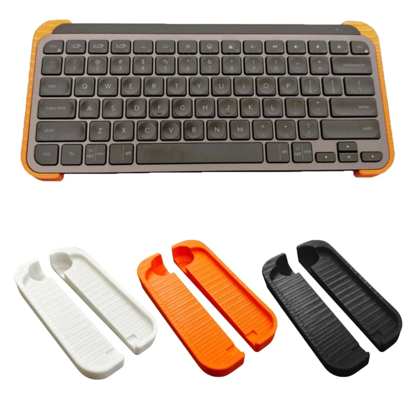 Desk Keyboard Stand Pair for S/Mini Keyboards Typing Support, Rear Height Lift for Office Tasks, Study Use, and Home H8WD