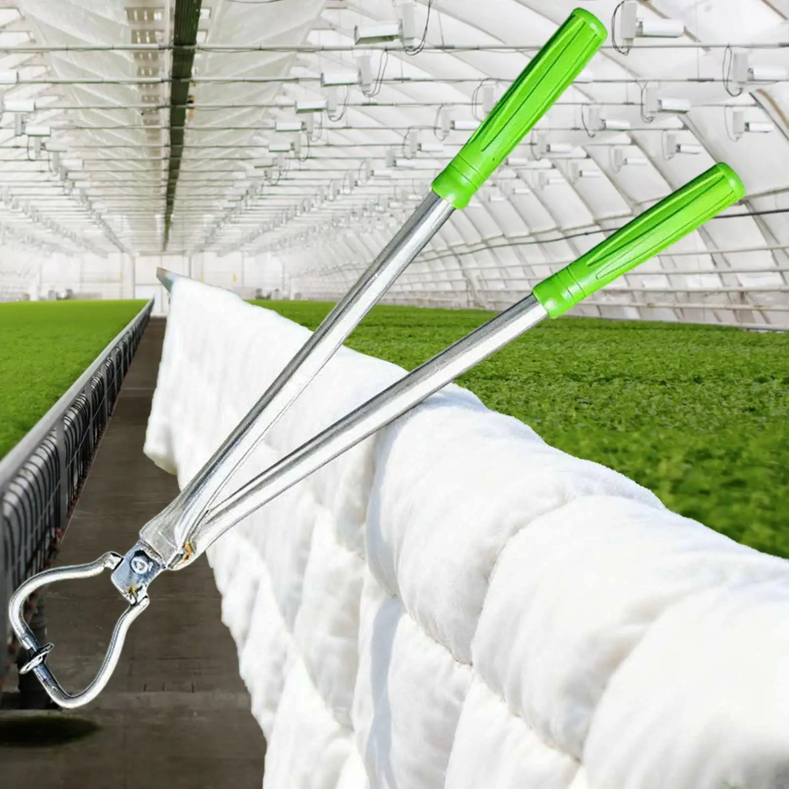 Secure Greenhouse Quilt Clip Large Metal Clamp Replacement Accessory for Garden Greenhouse Plant Cover Fixing