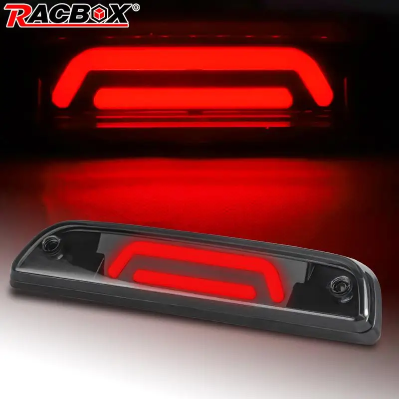 LED 3rd Brake Light Smoked Tail Lamp For Toyota Tacoma 1995-2016 Red 12V Third Additional Waterproof Taillamp Direct Replacement