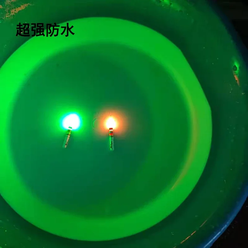 Flotador LED nocturno – Luz verde y rojo para pesca nocturnal - imagen 4