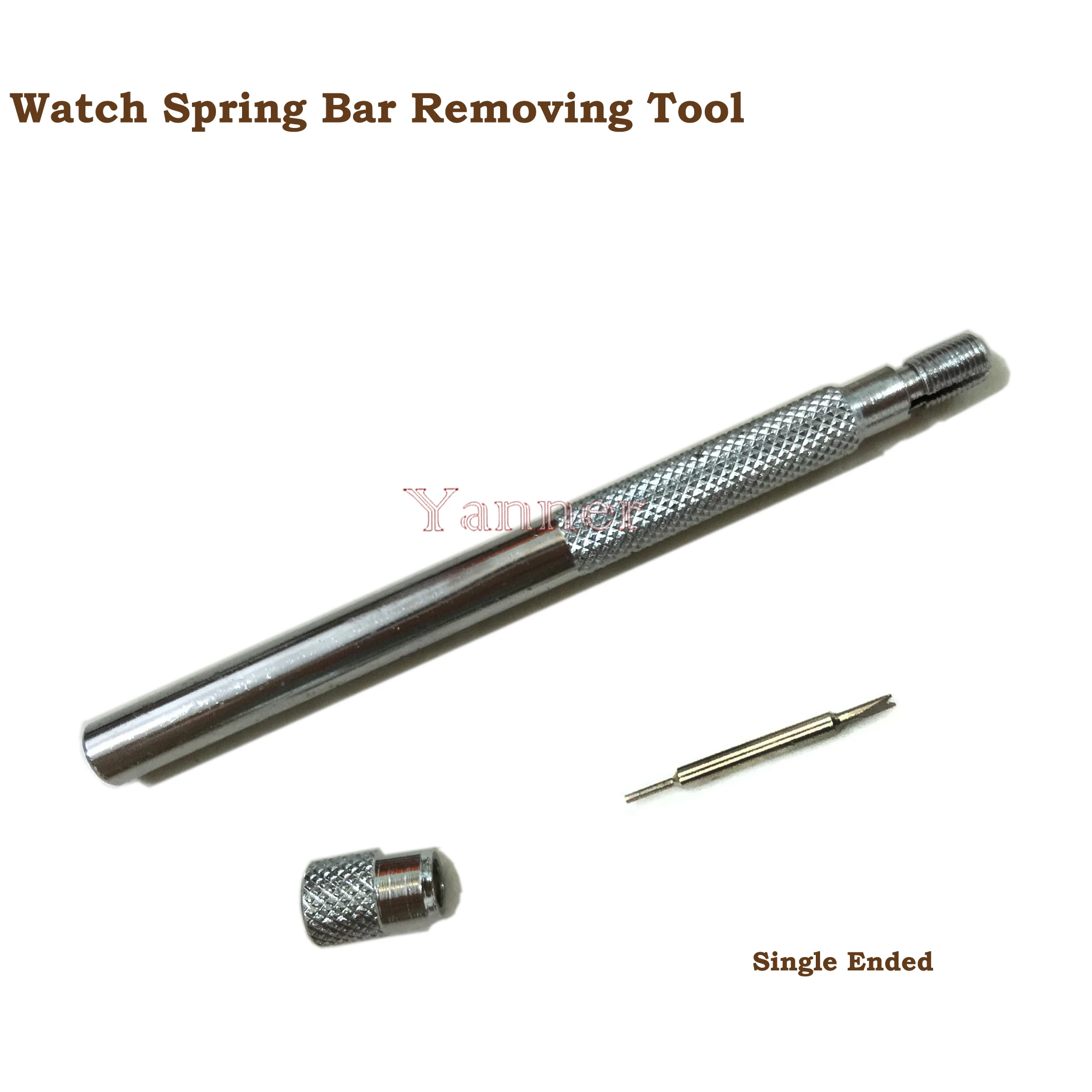 Stainless Steel Single Ended Watch Repair Tool Spring Bar Removal Tool Silver Colour Watch Link Remover