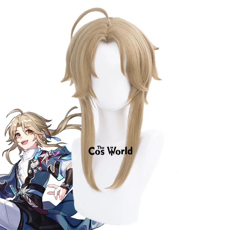 

Honkai: Star Rail Yanqing 50cm Long Straight Games Cosplay Wigs Fiber Heat Resistant Synthetic Hair + Wig Cap